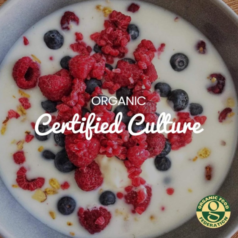 Freshly Fermented - Organic Certified Freeze Dried Yoghurt Starter Culture,