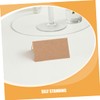 FELTECHELECTR 100pcs Blank Place Cards for Wedding Reception Foldable Tent