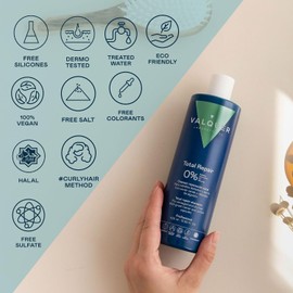 VALQUER Shampoo Total Repair Zero Vegano 1 L