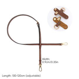 YEJAHY Shoulder Strap for Bags, Bag Straps for Changing, Adjustable Shoulder Strap for Bags, No-Punch Adjustable, brown