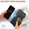 SENDEFN Purse for Women RFID Blocking Large Capacity Bifold Multi