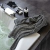 möve Brooklyn Plain Hand Towel with Herringbone Border 50 x
