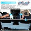 Heutamo Windshield Sun Shade Compatible with Maserati Ghibli 2017-2023, Front