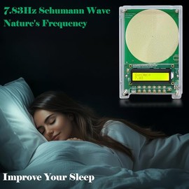 Generador de frecuencia ajustable para curación (0,01 Hz-299 kHz), generador de resonancia Schumann de 7,83 Hz, dispositivo de curación de frecuencia de onda sinusoidal para mejorar el sueño.