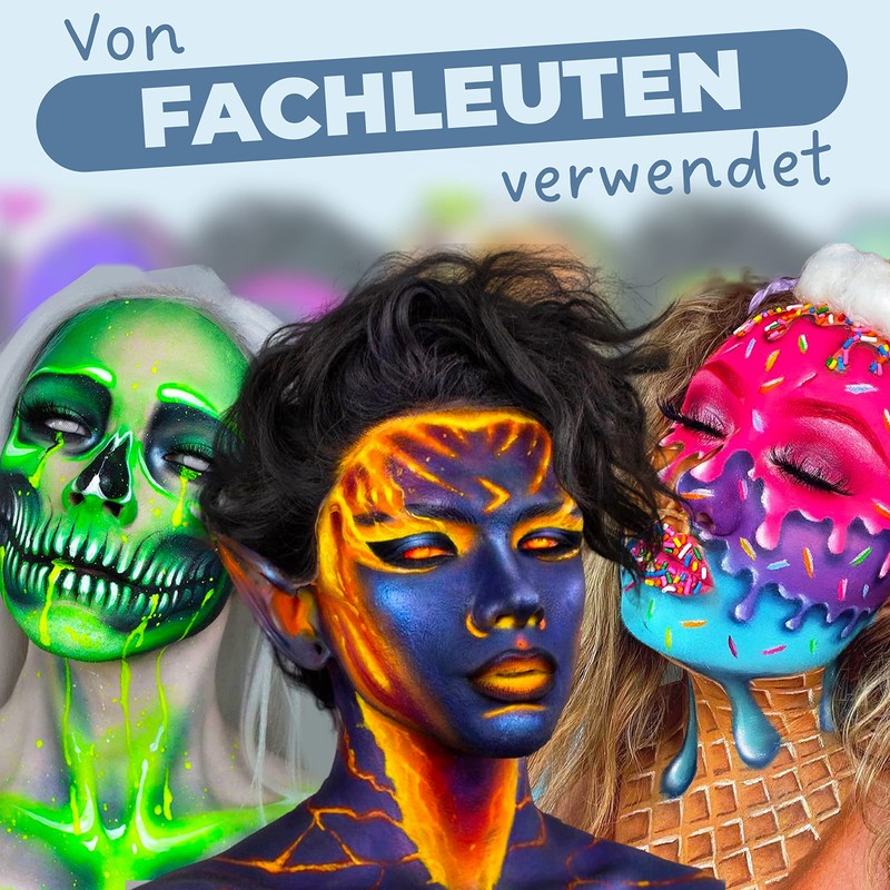 Blue Squid PRO Make-Up Face Paint and Body Paint, Classic