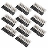 Teeth Edgewise Brackets 0.022in Slot 345 Hooks Rustproof Mini Metal