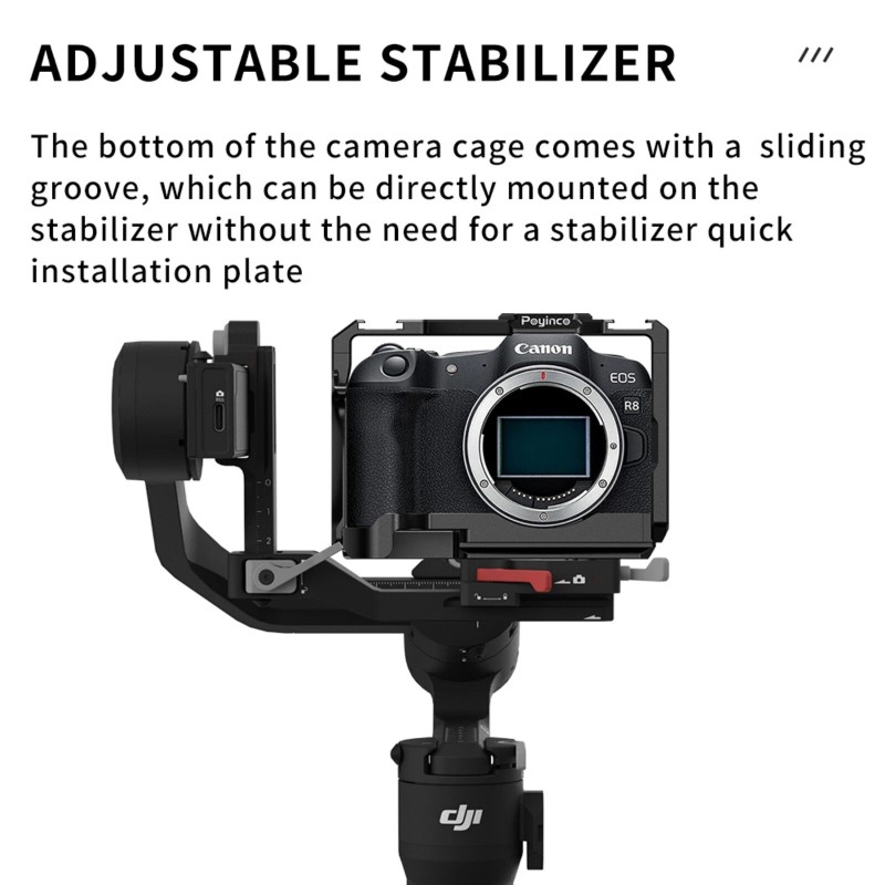 For Canon Full Camera Cage for Canon EOS R8 /RP