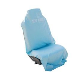 Seat Hoodie Car Seat Towel | Premium Microfiber Towel Seat Covers for Cars | Universal Fit & Machine Washable | Portable Car Seat Towel Cover After Gym, Yoga, Beach Coastal Blue