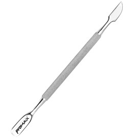 Promax care - Cuticle Pusher and Cutter - Professional Grade Stainless Steel Cuticle Remover and Cutter - Durable Manicure and Pedicure Tool - for Fingernails and Toenails - (Silver) | Promax