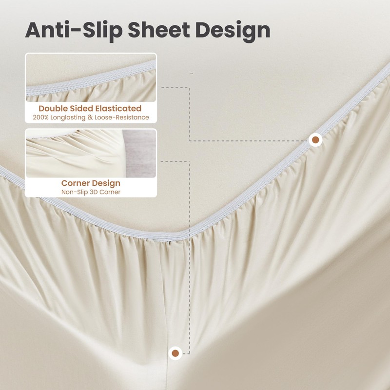 Sophia & William 1000 Thread Count Egyptian Cotton Sheets King