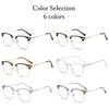 COZENTA Men's Date Glasses, Blue Light, Cut, Wellington Salmon Blow