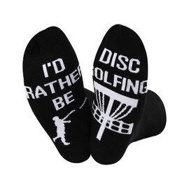 Disc Golf Gift Disc Golf Lover Gift I’d Rather Be Disc Golfing Socks Golfing Socks for Golfing Player Disc Golf Dad