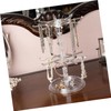Transparent Double-Layer Rotating Jewelry Display Stand for Necklaces, Keychains, Bracelets,
