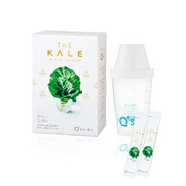 キューサイ 青汁 ザ・ケール＋ハチミツ 山田養蜂場のはちみつ 粉末タイプ 7g×30本 シャカシャカカップ(シェイカー)付