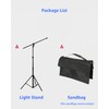 Amaran Aluminum Light Stand, 9.2ft/2.8m Adjustable Photography Stand with Boom