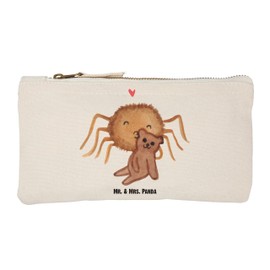 Mr. & Mrs. Panda Makeup Bag Spider Agathe Teddy, White, Hand Drawn