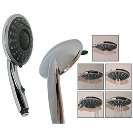 XXL Shower Head Hand Shower Head with 6 Functions Diameter 15.5 cm