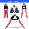 LUBAN 7.5" Stainless Steel Cable Cutter Wire Rope Aircraft Cable