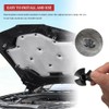 HAOBO 20PCS Hood Insulation Retainer Clips, Push-Type Retainer Clips, Nylon