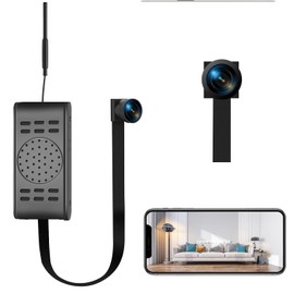 DUVIX Mini Camera 4K HD DIY Module WI-FI Small Nanny Cam Portable Wireless Security Camera 155° Wide Angle with Motion Detection for Indoor/Pet