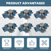40Pcs Nylon Strut Channel Cone Nut and M8×20mm Bolt, M8