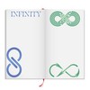Infinity Stencil, 4.5 x 4.5 pulgadas, 6 símbolos de infinito