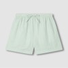 JAJU [JAJU] Women's Summer Double Cotton 3/4 Pajama Set_Light Mint