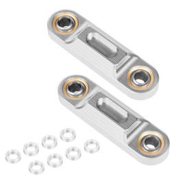 KAMIYONG 2pcs Sway Bar End Links Forearm Link 8cm Heim Joint Set Cylindrical Linkage Billet Aluminum Motorcycle Accessories Fit for Can-Am Spyder F3, RT, ST & RS 2013+ Models, Silver