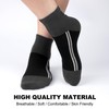 Gonii men ankle socks for men athletic running Cushion Quarter