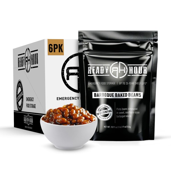 Ready Hour BBQ Baked Beans Case Pack – Freeze-Dried Emergency