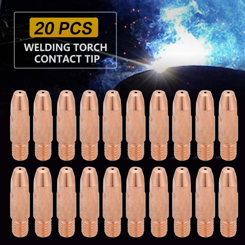 Copper Tips for Binzel 24KD MIG/MAG Welding Torch 0.8/1.0/1.2mm 0.031/0.039/0.047