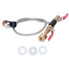 CO2 Universal External Hose Adapter G5/8-14 24in Dual Valve Soda