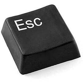 Squeeze Stress Relief ESC Button 6cm x 6cm x 6cm