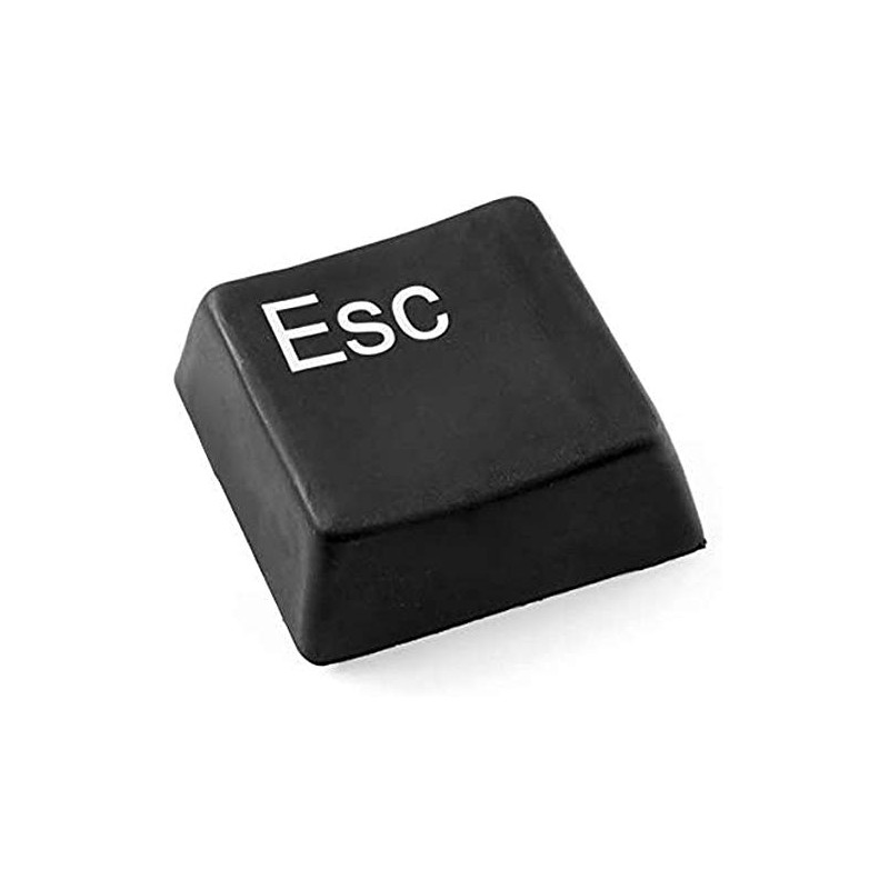 Squeeze Stress Relief ESC Button 6cm x 6cm x 6cm