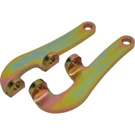 Chevy Spindle Flat Tie Rod Steering Arms, Plain Finish