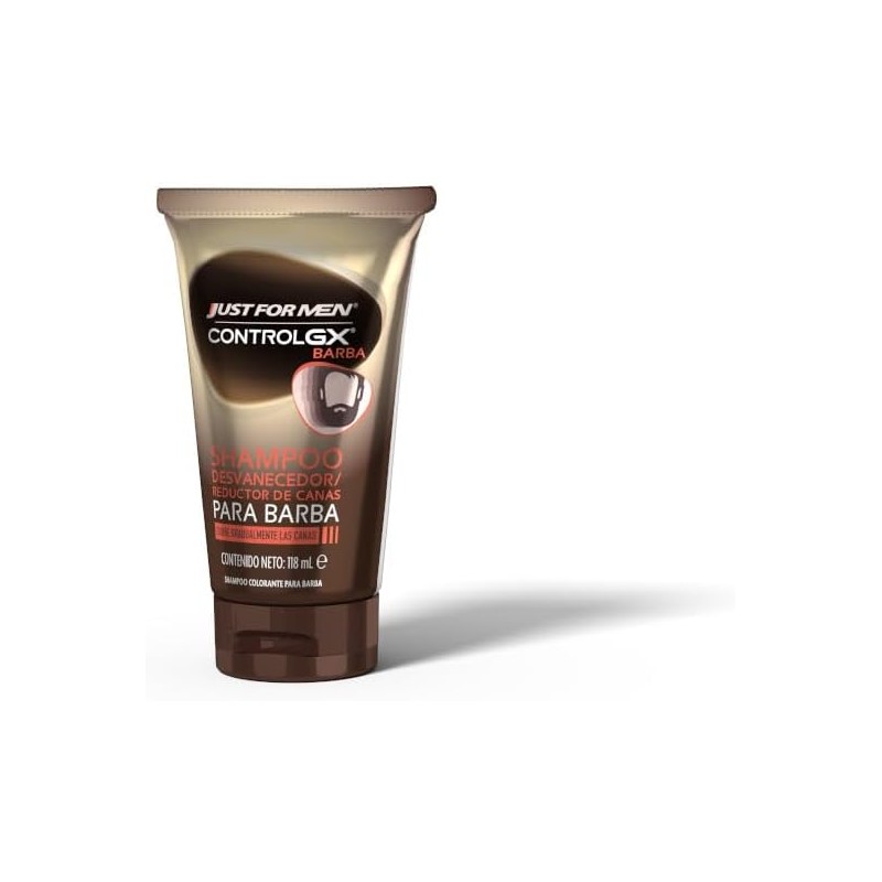 Just For Men Control GX Shampoo Desvanecedor Canas, Barba y