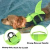 Doglay Dog Life Jacket, Ripstop Cute Shark Dog Life Jacket