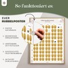 LEBENSKOMPASS Bucket List Scratch Poster - 100 Date Ideas for