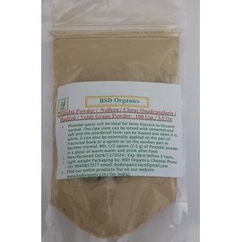 BSD Organics Pirandai Powder/Nalleru/Cissus Quadranglaris/Hadjod/Veldt Grape Powder - 100 Gm / 3.5 Oz