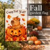 Capybara Fall Garden Flag Decor, Autumn Thanksgiving Fall Flags for