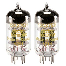 Brand New In Box Gain Matched Pair (2) Electro-Harmonix 12AX7 Vacuum Tubes