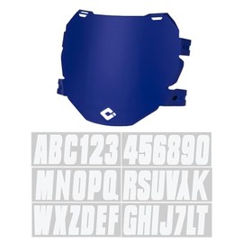 ODI Blue Number Plate & Decal Kit for Downhill Mountain Bikes, E Bikes, Surrons