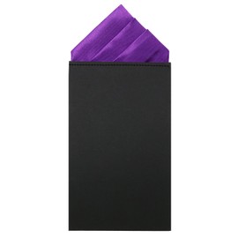LHXzizizi Prefolded Pocket Squares for Men, Suit Mens Handkerchiefs, Men Pocket Square Hankies for Party Banquet Prom Wedding (Triangle Purple)