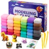 Air Dry Clay, 36 Colors Modeling Clay Kit with 3