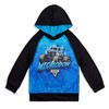 Monster Jam Sudadera con capucha de raglán con forro polar