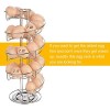 Toplife Spiral Design Stainless Steel Egg Skelter Dispenser Rackstorage Display
