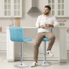 Segawe Set of 4 Bar Stools Adjustable Height Swivel Dining
