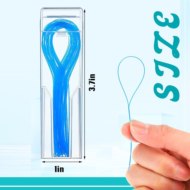 Seewey 1000 Pcs Dental Floss Threaders Deep Clean Floss for