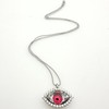 Evil Eye Necklace for Women | Sliver Plated Cubic Zirconia