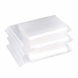 YOFADCI Resealable Clear Plastic Bags, Sealed Storage Bags, Thickening and Durability, Apply Kitchen Storage, Jewellery Packaging, 13 x 19 cm, 100 Pieces